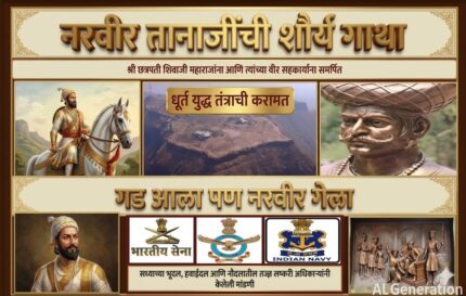 (E Book 97) AI  नरवीर तानाजींची शौर्यगाथा