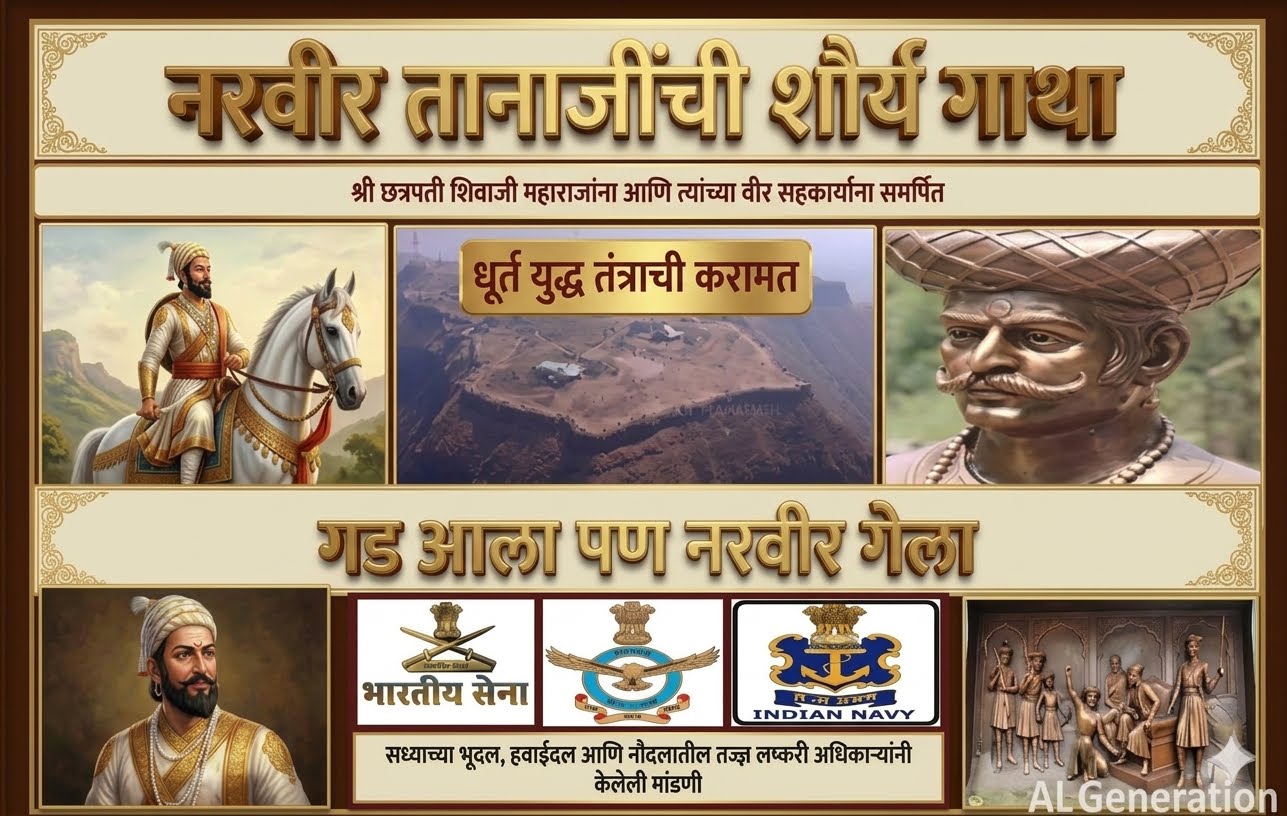 नवे कव्हर नरवीर तानाजींची शौर्यगाथा